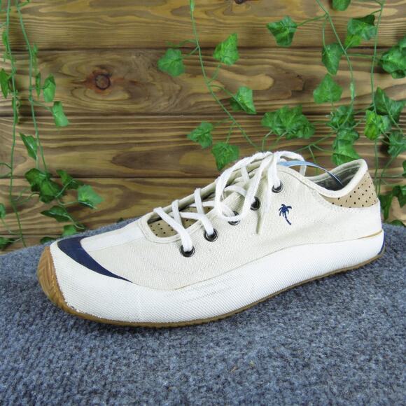Margaritaville Men's‎ Napali Sneaker Beige Fabric Sz 8.5 Medium Gently Used 2025 - Picture 1 of 7